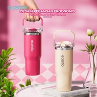 TERMOS Ecentio tumbler Stainless 900ml Portable aesthetic thermos cute Large drinking bottle tumbler