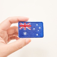 COUNTRY FLAG EMBROIDERY PATCH AUSTRALIA FLAG EMBROIDERY BADGE/ GL*RY IRON PATCH PERTH/