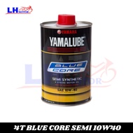 YAMALUBE 4T BLUE CORE SEMI SYNTHETIC AT 4T (10W-40) MOTOR OIL Scooter Oil YAMAHA ENGINE OIL YAMAHA NVX155 / NMAX