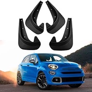 For Fiat 500 500C 500X Mud Flap Set of 4 No Drilling Required Car Fender Flexible PP Mud Flap Splash