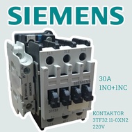 Contactor Type 3TF32A 11-0XN2 220V 30A 1NO+1NC Brand SIEMENS