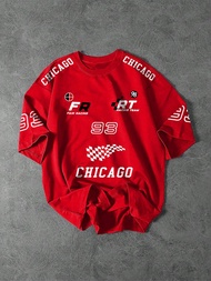 T-Shirt Baju Kaos Distro Racing Team 93 Chicago