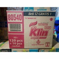 SO KLIN / Soklin LIQUID CAIR SACHET 1DUS / KARTON ALL VARIAN (500) ISI 120 SCH