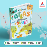 A Flip Flap Book : Atlas Negara-negara Di Dunia Untuk Anak - Kak Adam Kak Noe - Anak Hebat Indonesia