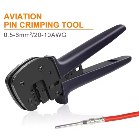 Aviation /Heavy-duty starter terminal crimping pliers YEP-166 0.5-6mm²/24-10AWG vertical crimping el
