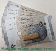 豹子號111 555 777 敘利亞2009年50鎊 全新 5元1張#紙幣#外幣#集幣軒