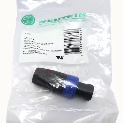 20PCS For NEUTRIK four-core audio plug NL4FX SPEAKON 4P professional speaker amplifier horn wire ohm