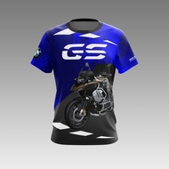 Bmw Gsa Exclusive Admiral Blue Tshirt Baju Microfiber Jersi Jersey Sublimation Tshirt Jersey