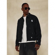 Áo khoác denim Galaxy Paint Splatter Bộ sưu tập thời trang đường phố Nhật Bản Thiết kế nghệ sĩ đô th