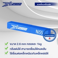 GEMINI ลวดเชื่อมเหล็กหล่อ เจมินี่ Ni55 2.6x 300mm บรรจุ 1 กิโล
