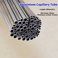 Aluminium Capillary Tube Corrosion Resistant 6061 Length 500mm OD 11~18mm Inner Straight Round Alumi