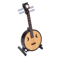 Stringed Instruments Toys  14cm/5.5in Chinese Zhongruan Instrument for Gift Decoration