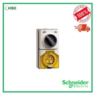 [S56C320GY] Schneider Electric S56 20A Switched Socket 250V 3P IP66 Grey - HSE