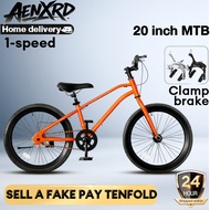 AENXRD Mountain bike（20 inci）1-speed bicycle Clamp brake bike New waterproof coating