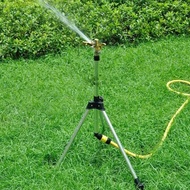 Stainless Steel Tripod Impact Sprinklers Kit 360 Degree Rotate Nozzle Sprayer for Farmland Plant Flower 【Ready Stock】Garden Irrigation System