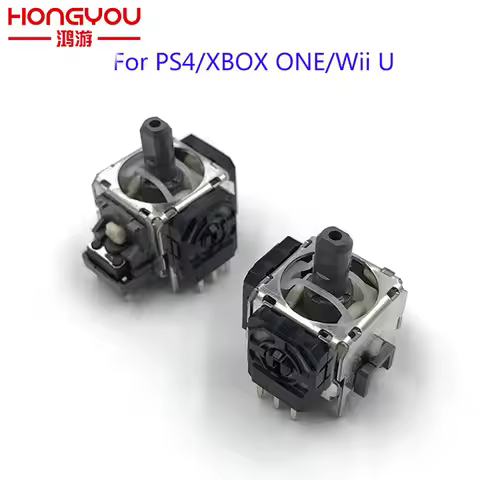 2Pcs Original 3D Analog Stick Joystick for PS4 GamePad Controller Replacement for WiiU Pro Axis Sens