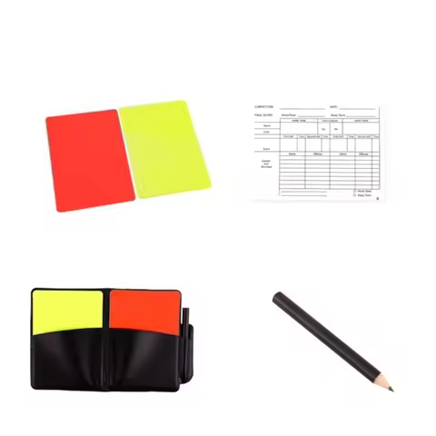 652F Sports Referee Set Soccer Warning and Ejection Cards Set Referee Cards, Sports Football Referee