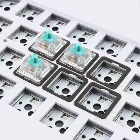 120Pcs Poron IXPE EVA Pad For Hot Swappable Mechanical Keyboard Switch Reduce Noise DIY Keyboard Kit
