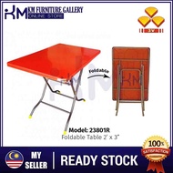 KM Furniture 3V Plastic Rectangular Folding Table 2x3 (With Installation)/ Study Table/ Restaurant F
