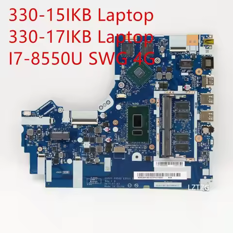 Motherboard For Lenovo ideapad 330-15IKB/330-17IKB Laptop Mainboard I7-8550U MX150 4G RAM 4G 5B20R19