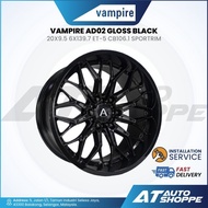 VAMPIRE AD02 Gloss Black 20X9.5 6X139.7 ET-5  CB106.1 SPORTRIMS RIM (1Piece)