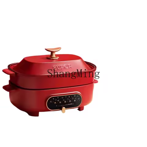 ZYY Multifunctional Cooking Pot Household Grill Pot Integrated Grill Fish Pot Cooking Machine
