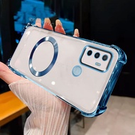 OPPO A33 A53 2020 Case Magnetic Shockproof Transparent With Magnet Ring 2025 New Design Clear Casing