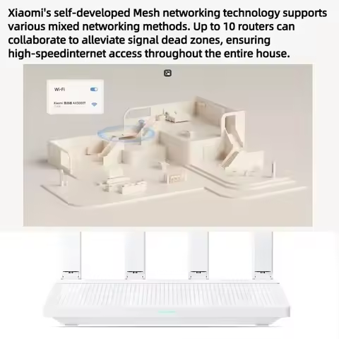 Xiaomi Router AX3000T 2.4G 5G Mesh Technology WiFi 6 Efficient Wall Penetration Children Online Prot