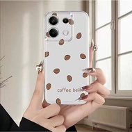 Transparent TPU Case COFFEE MOTIF Bean SUITABLE FOR Mi10T/Mi10T Mi11 LITE/PRO/Mi13T/13T PRO/6A/8/8A 