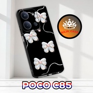 Rc4/Softase rubber poco C85 - Girl Motif - Case poco C85 - Casing poco C85 - Silicone poco C85 cool 