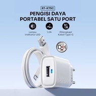 Robot RT-K7SC ADAPTER Head Charger Set 5V/1A with USB-C Type C Cable FAST CHARGING TRAVEL ADAPTER