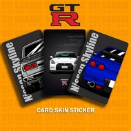[2 SIDES] GTR NISSAN SKYLINE R32 R34 - , 2 sides ATM skin | Decorative ATM Card Sticker, Apartment C