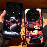 S75 Kung Fu Panda Casing for Xiaomi Redmi poco A3 A3X 14C C61 X7 C75 X3 NFC Pro 5G black