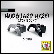 Mudguard 4x2x1 Arch Round Brick Building Toy Parts 98282