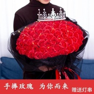 Rose Bouquet Gift for Girlfriend Holiday Birthday Gift Box Valentine's Day Gift for Wife Girlfriend