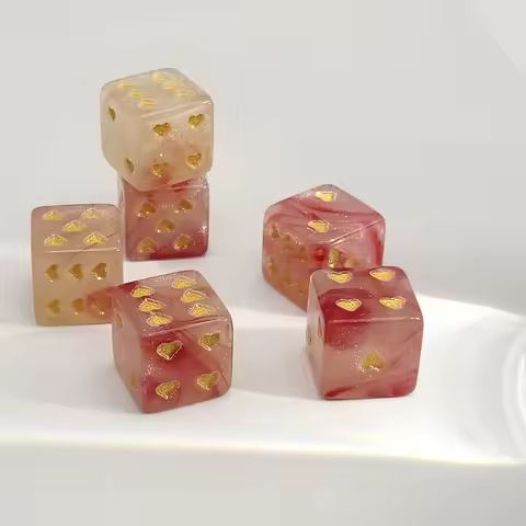 6pcs 16mm D6 dice, game dice