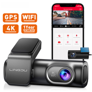 Azdome ไร้สาย Ld01 Ultra Hd 4k 2160p Night Vision Dual เลนส์ Panoramic การตรวจสอบที่จอดรถเครื่องบันท