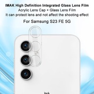 三星 Samsung Galaxy S23 FE 5G  - IMAK（一體式) 高清 鏡頭貼 硬度玻璃纖維材質 保護膜 Lens Protective Film (2x Pcs)