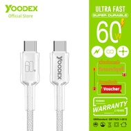 Yoodex S57 60w5A USB เป็น Micro/Type C สายชาร์จเร็ว สายข้อมูลไนลอนถัก สําหรับ Samsung Galaxy S9 / Xi