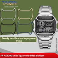 AE1200 bumper Stainless For Casio 3299 AE-1200 1300 anti-collision metal protection bar watch metal 
