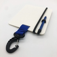 SCUBA Dive Write Board Dive Tablet Underwater Writing Slate Board with Swivel Clip & Pencil