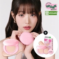 [AMUSE]DEW POWER VEGAN CUSHION (Main product + refill )SPF 50+ / PA++++