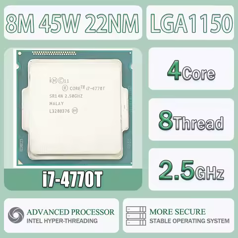 Intel Core I7-4770T 2.5GHz 4 Cores 8 Threads 8M 45W I7 4770T Computer CPU Processor Server 22nm LGA1