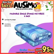 𝟒 𝐈𝐍𝐂𝐇 𝐅𝐎𝐋𝐃𝐀𝐁𝐋𝐄 𝐒𝐏𝐎𝐍𝐆𝐄 𝐌𝐀𝐓𝐓𝐄𝐑𝐄𝐒𝐒 SINGLE  MATTRESS Good quality Lightweight Affordable Consumer's Bes
