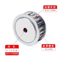 Synchronous Wheel XL15 Teeth AF Type Two-Sided Flat Synchronous Pulley Inner Hole 4/5/6/8/10/12 Top 