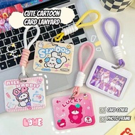 Cartoon Lanyard Card Holder Keychain Card Holder/ Kartun tali kad dan rantai kunci /钥匙扣与卡套