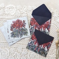 信封信紙 仙客來