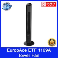 EuropAce ETF 1169A Tower Fan. Room Temperature Display. 3 Speed Selection. 3 Wind Modes.