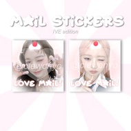 IVE KPOP Wonyoung & Rei Glossy Mail Stickers