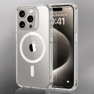 Luxury Magnetic Wireless Charge For Mag safe Case for Samsung Galaxy A23 A34 A57 A27 F17 F07 M17 M07